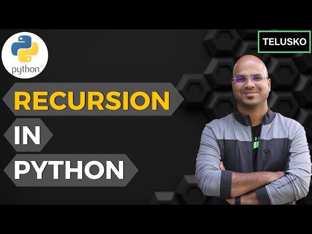 #40 Python Tutorial for Beginners | Recursion