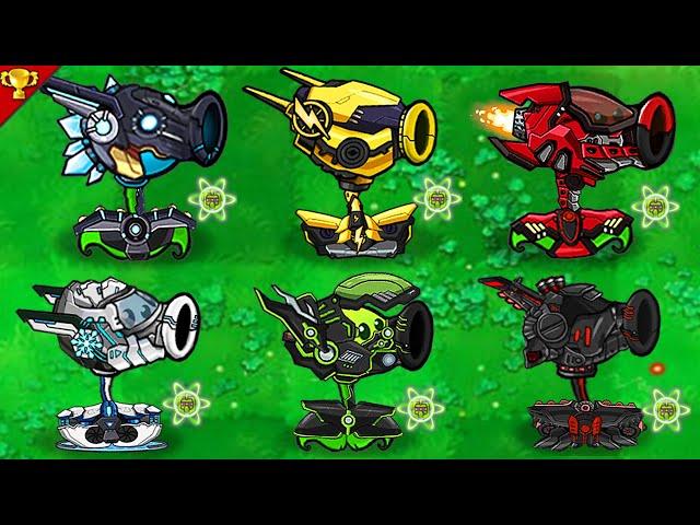 Plants vs Zombies : Transformer Peashooter Team vs Epic Zombies