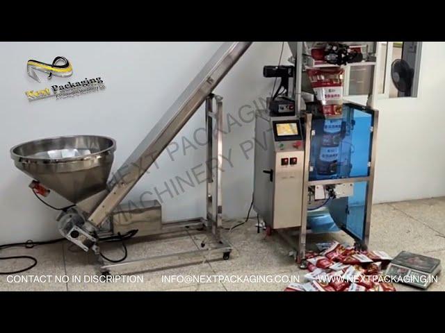 FFS pouch packing machine for powder | masala packing machine from 10 grm to 1 kg | ffs auger based