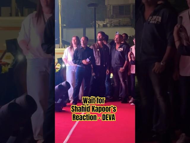 Deva Shahid Kapoor Teaser - Deva Teaser Reaction SHAHID KAPOOR - Mumbai Event with fans