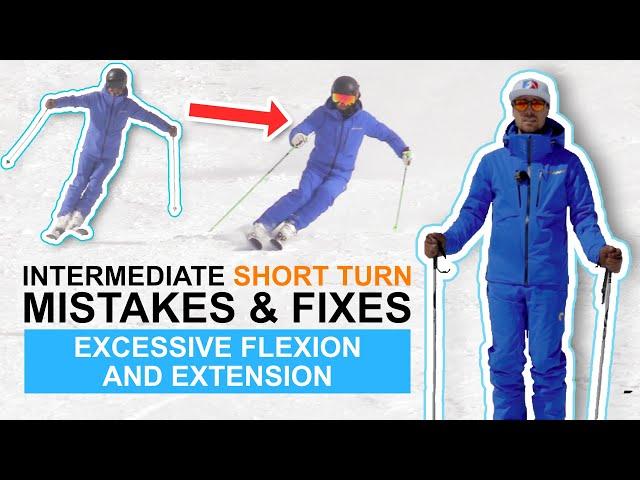 Short turn mistakes VERTICAL MOVEMENTS (HOW TO SKI SHORT TURNS)