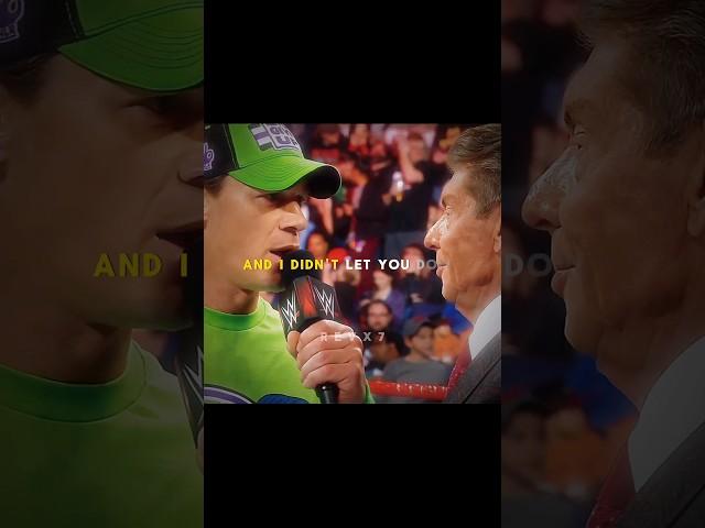 John Cena Saved Vince McMahon & WWE  Edit