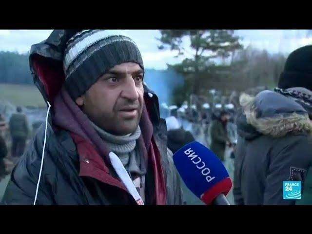 Hundreds of migrants stuck at Poland-Belarus border, more clashes feared • FRANCE 24 English