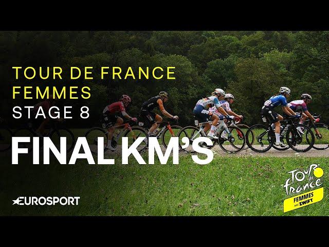 IN THE HISTORY BOOKS  | Tour de France Femmes Stage 8 Final Kilometres | Eurosport Cycling