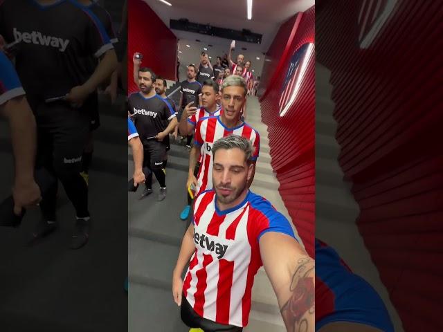 O DIA QUE JOGUEI NO ATLÉTICO DE MADRID! 