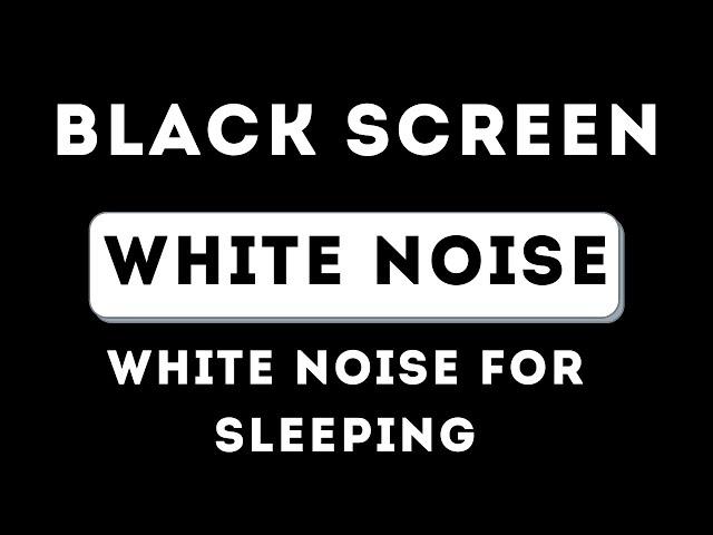 WHITE NOISE BLACK SCREEN - white noise for sleeping 24h No ads
