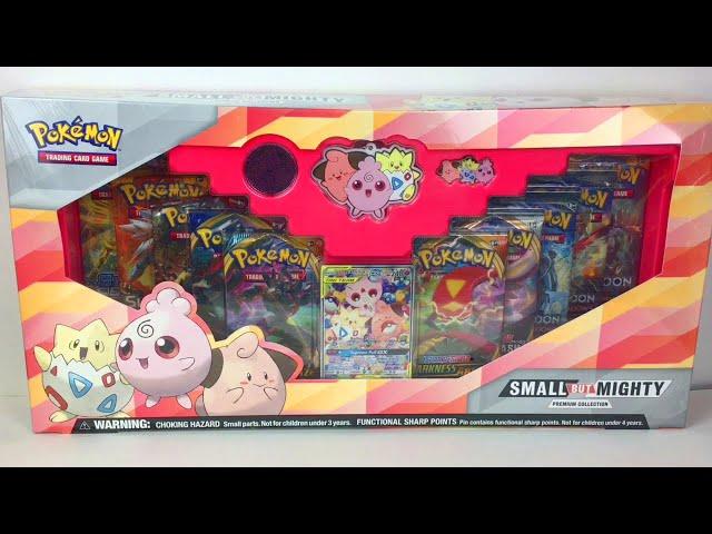 Pokemon Small but Mighty Collection Box Tag Team GX Booster Packs Opening Igglybuff Cleffa Togepi