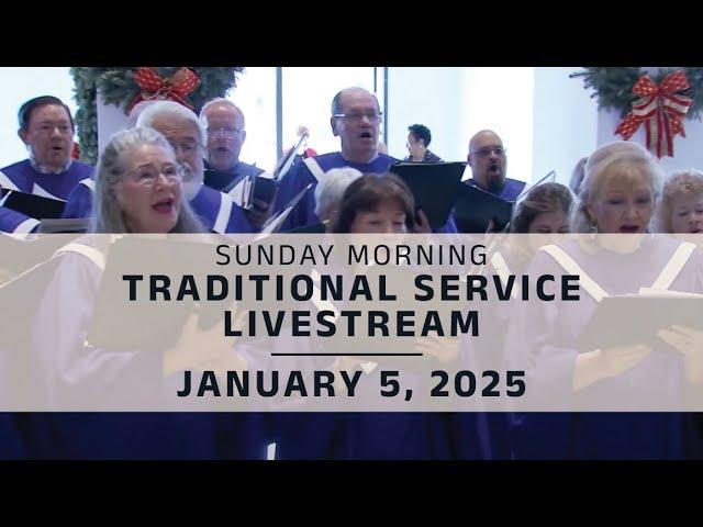 Coral Ridge Traditional Livestream, 11am, 1-5-25