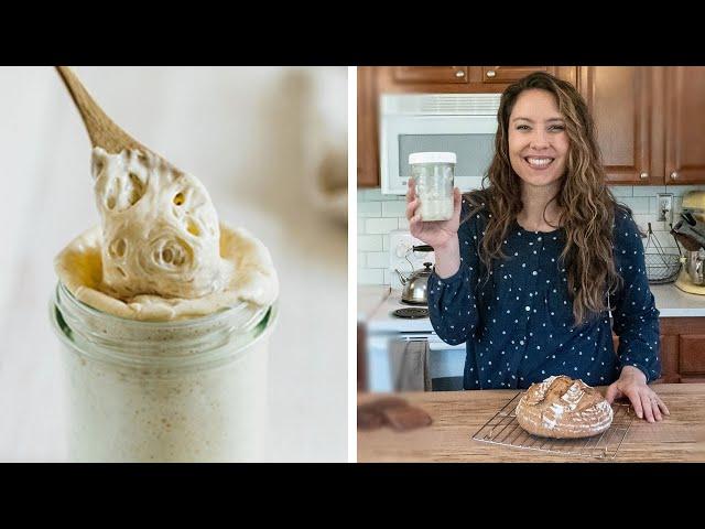 Sourdough Starter the Easy Way that Actually Works with LESS Flour