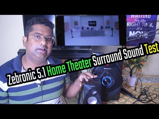 Zebronic 5.1 Surround Sound Test |Home theater | Sound Test For Speaker 5.1 |5.1 Surround Sound Test