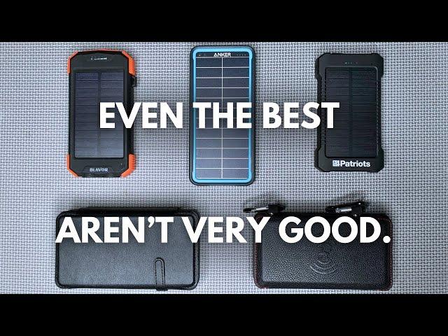 5 Best Solar Power Banks: I'm Unimpressed!