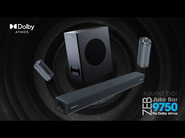 Zebronics | ZEB-JUKE BAR 9750 PRO Dolby Atmos | Premium Soundbar