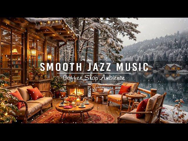 Winter Day Morning Coffee Ambience  Subtle and Sweet Jazz Music for Studying, Working & Focusing ️