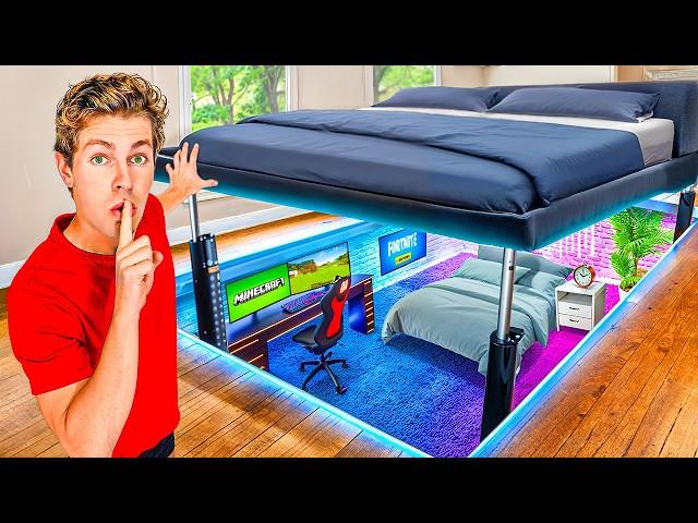 I Built a SECRET Bunk Bed in My Room!