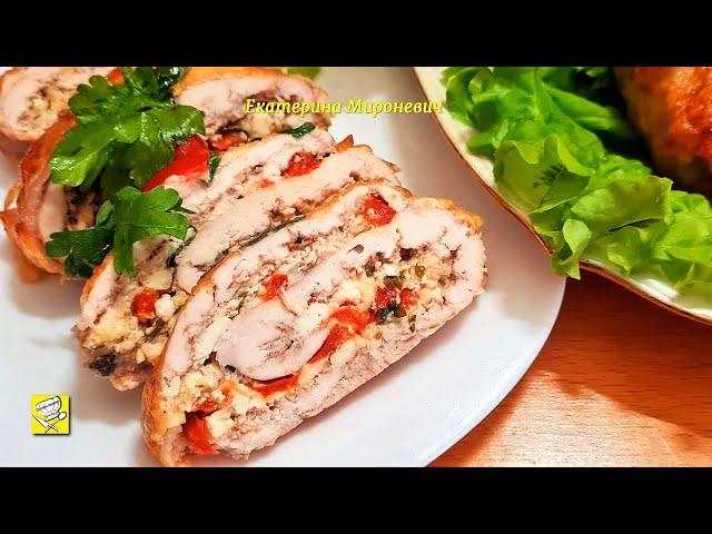 Просто невозможно оторваться!Куриный рулет в духовке!Семья довольна!ОченьВкусно Екатерина Мироневич