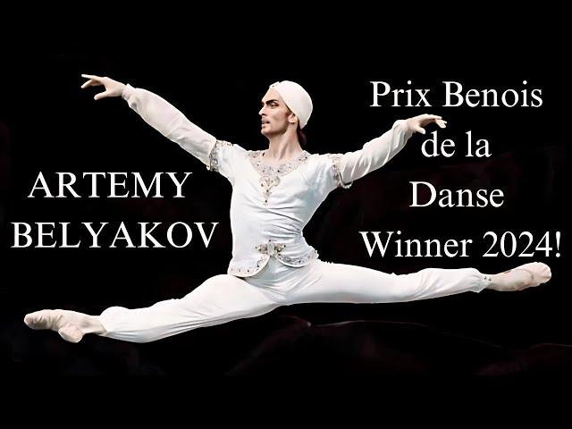 Artemy Belyakov 2024 Winner of the Prix Benois de la Danse!