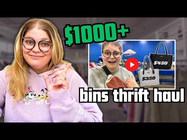 $1000+ Profit From A SINGLE THRIFT HAUL!  What Sold From the Bins!