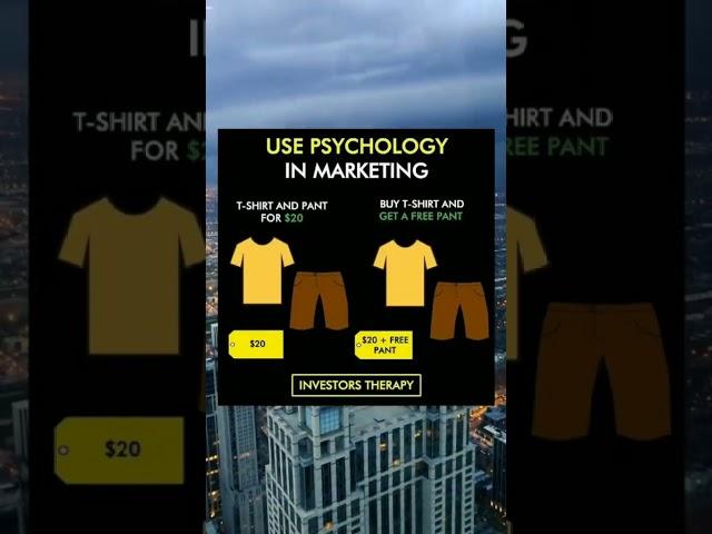 Unveiling the Power of Psychological Marketing: Grab Your $20 Shirt and Unlock Free Pants!