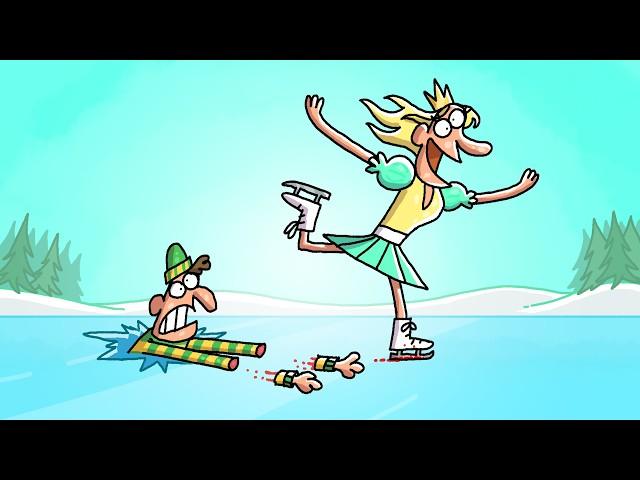 Ice Skating Accident | Cartoon Box 434 | by Frame Order | Hilarious Cartoons