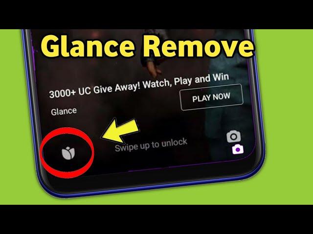 How to uninstall glance for mi any Redmi | remove glance for mi