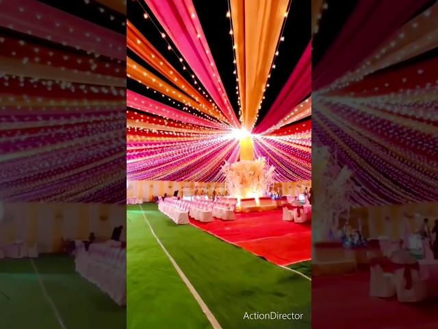 Pandal decoration for Wedding Ceremony | #shorts #wedding