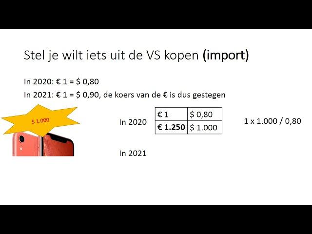 Rekenen met de wisselkoers havo+ vwo