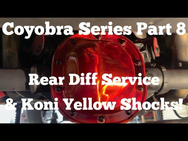 COYOTE SWAPPED SN95 REAR DIFF SERVICE & KONI YELLOW SHOCKS!