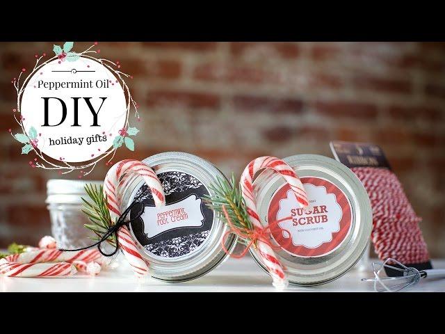 DIY Chirstmas Holiday Craft Peppermint Oil Holiday Gifts EASY and Fast