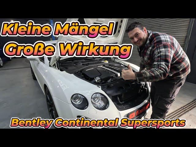 The king of the 12 cylinders! Replacing the valve cover gasket on a Bentley