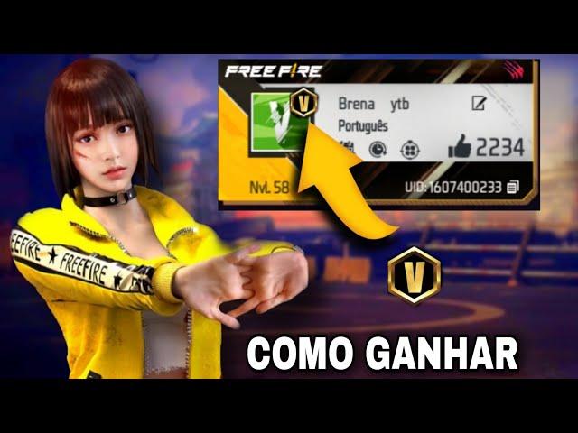 COMO GANHAR O VERIFICADO NA CONTA DO FREE FIRE - COMO TER O VERIFICADO