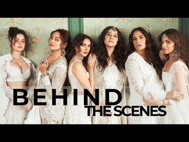 Behind the scenes with the cast of Heeramandi | Heeramandi Cover Shoot | LSA India