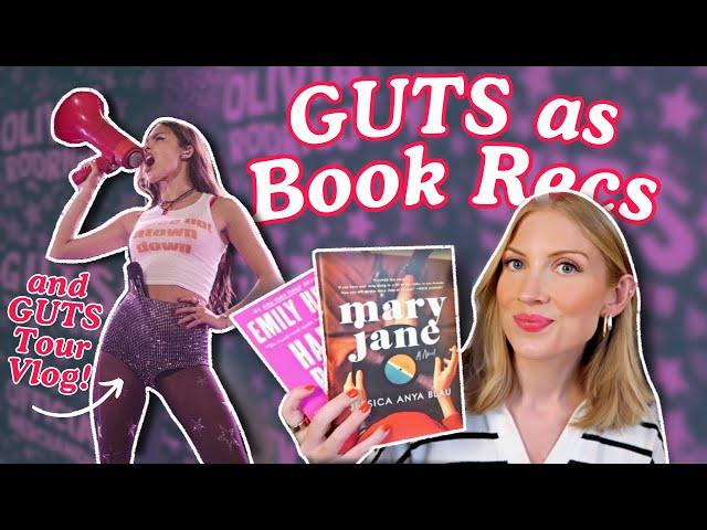 Olivia Rodrigo's GUTS as Book Recommendations!  + GUTS Tour ATL Vlog 