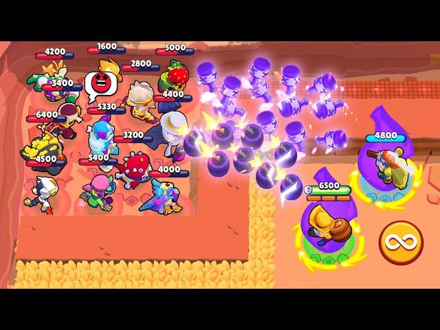 INFINITE SUPERS HYPERCHARGE vs NOOBS ASSASSIN! Brawl Stars 2024 Funny Moments, Wins, Fails ep.1481