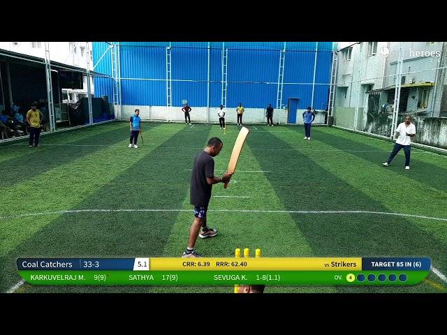 Live Cricket Match | Coal Catchers vs Strikers | 07-Jul-24 08:00 AM 6 overs | CCC - MS Dhoni Champi