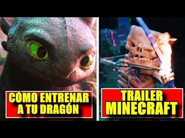 MINECRAFT NUEVO TRAILER, CÓMO ENTRENAR A TU DRAGÓN TRAILER, ¿SPIDER-MAN 3?