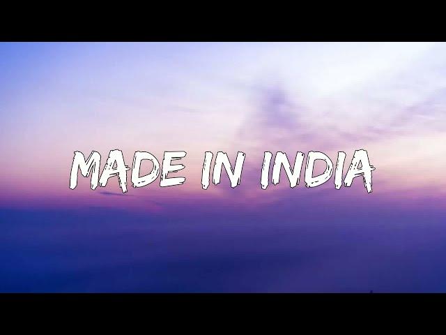 Made In India  -  Alisha Chinai  (Lyrics )