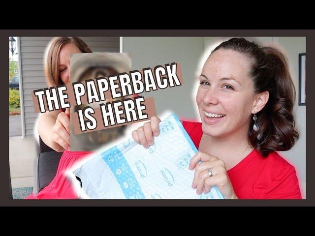 Surprise PAPERBACK unboxing // answering comments, baby update, and announcing the paperback's here!