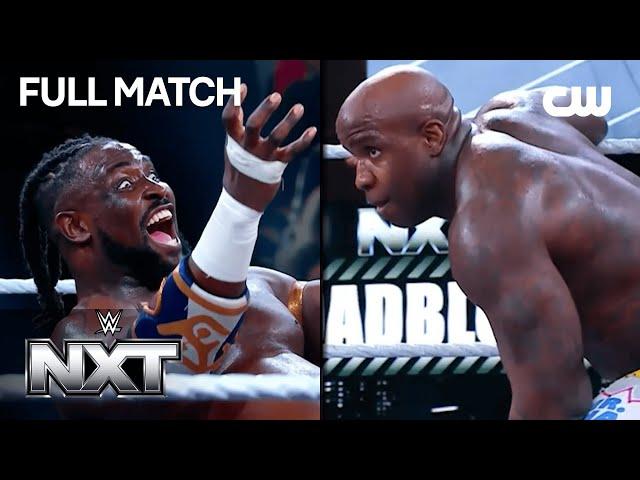 FULL MATCH: Oba Femi vs. Moose | NXT Men’s Championship | WWE NXT Roadblock