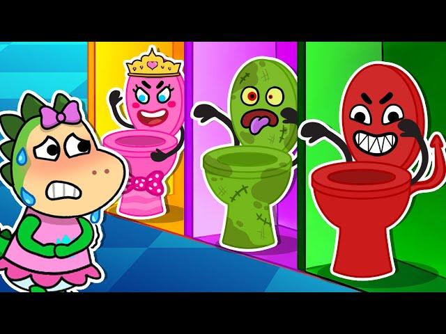  Sparkle vs Toilet Monsters! ‍️ Can she escape? | And Other Fun Stories for Kids by Fire Spike