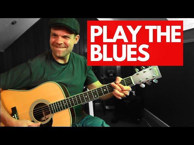 SIMPLE 12 Bar Blues AND Licks!  