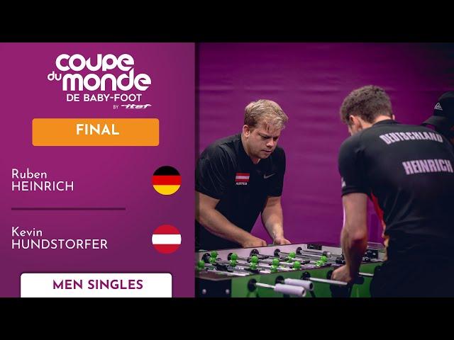 2022 ITSF World Cup - Men Singles Final - Ruben HEINRICH  vs Kevin HUNDSTORFER 