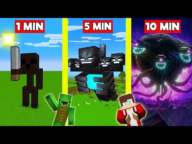 WITHER Build Battle In Minecraft - NOOB VS PRO CHALLENGE - Maizen Mizen Mazien Parody