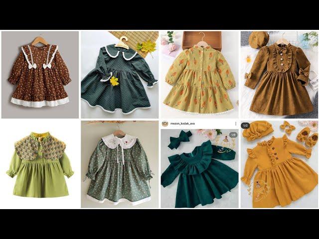 Baby girls cotton dress designs/Baby girl dress design 2025/Winter Baby Frock Design 2025