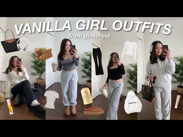 VANILLA GIRL OUTFITS ︎ (inspired from pinterest!)