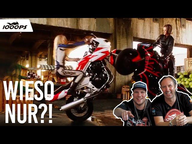 Die SCHLECHTESTEN Motorrad Szenen in Filmen - 1000PS Reaction