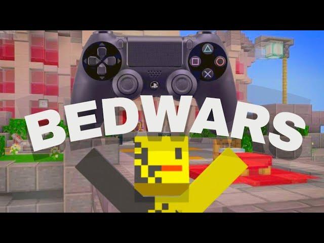 The Hive Bedwars gameplay with Controller | The hive | | MCPE |