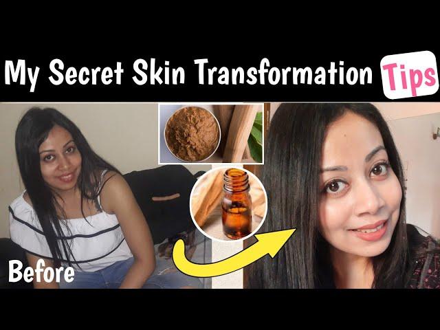 My Skin Transformation "SECRETS"| Tan removal journey| at home| secret to glow