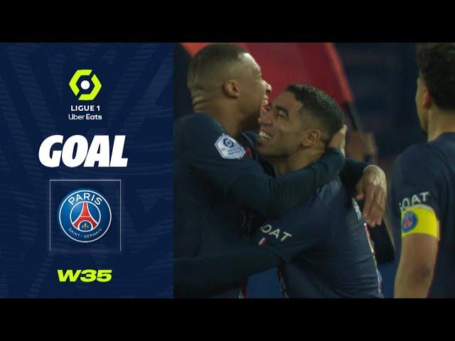 Goal Achraf HAKIMI (33' - PSG) PARIS SAINT-GERMAIN - AC AJACCIO (5-0) 22/23