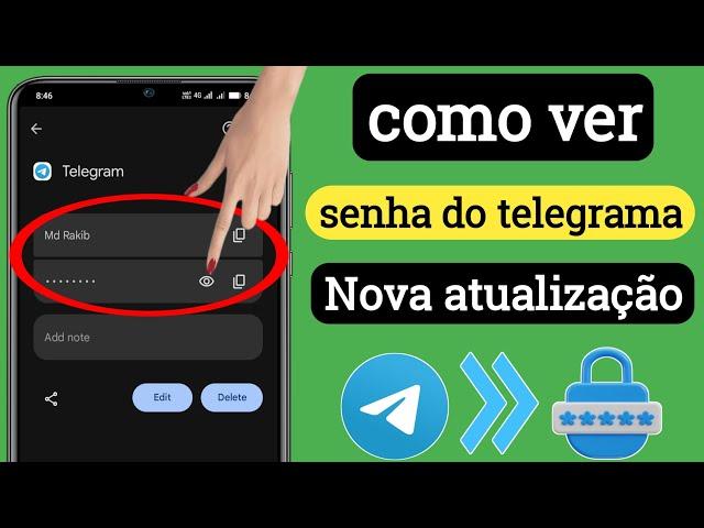 Como ver sua senha do Telegram caso você a tenha esquecido (2024) | Como ver a senha do telegrama