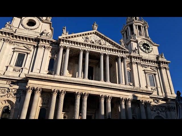 Respite from 'the Ripper', The West Front of St Paul's Cathedral, London